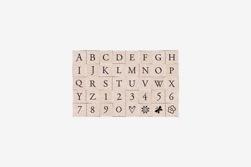 Hero Arts Alphabet Stamp Set - Printer's Type Uppercase