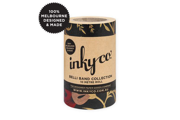 Inky Co Belli Band - Coromandel Black | Flywheel | Stationery | Tasmania