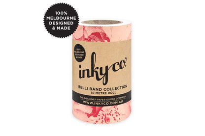 Inky Co Belli Band - Vintage Bloom Rose | Flywheel | Stationery | Tasmania