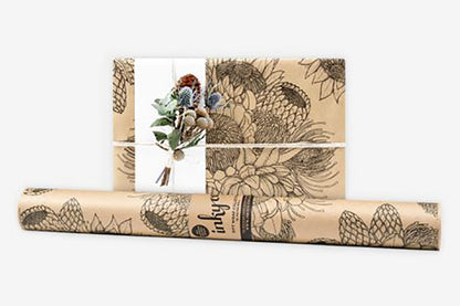 Inky Co Wrap - Flower Tribe Kraft | Flywheel | Stationery | Tasmania
