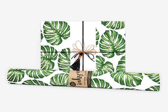 Inky Co Wrap - Monstera Leaf | Flywheel | Stationery | Tasmania