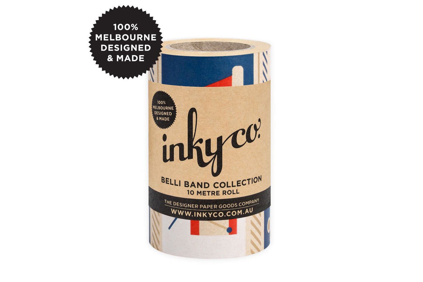 Inky Co Belli Band - Nut Cracker Kraft | Flywheel | Stationery | Tasmania
