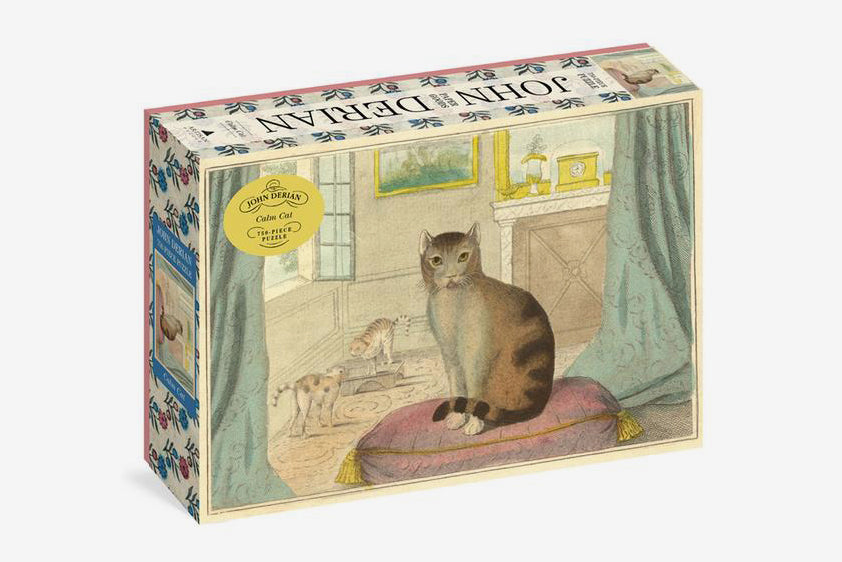 John Derian 750 Piece Puzzle - Calm Cat | Flywheel | Stationery | Tasmania