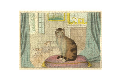 John Derian 750 Piece Puzzle - Calm Cat | Flywheel | Stationery | Tasmania