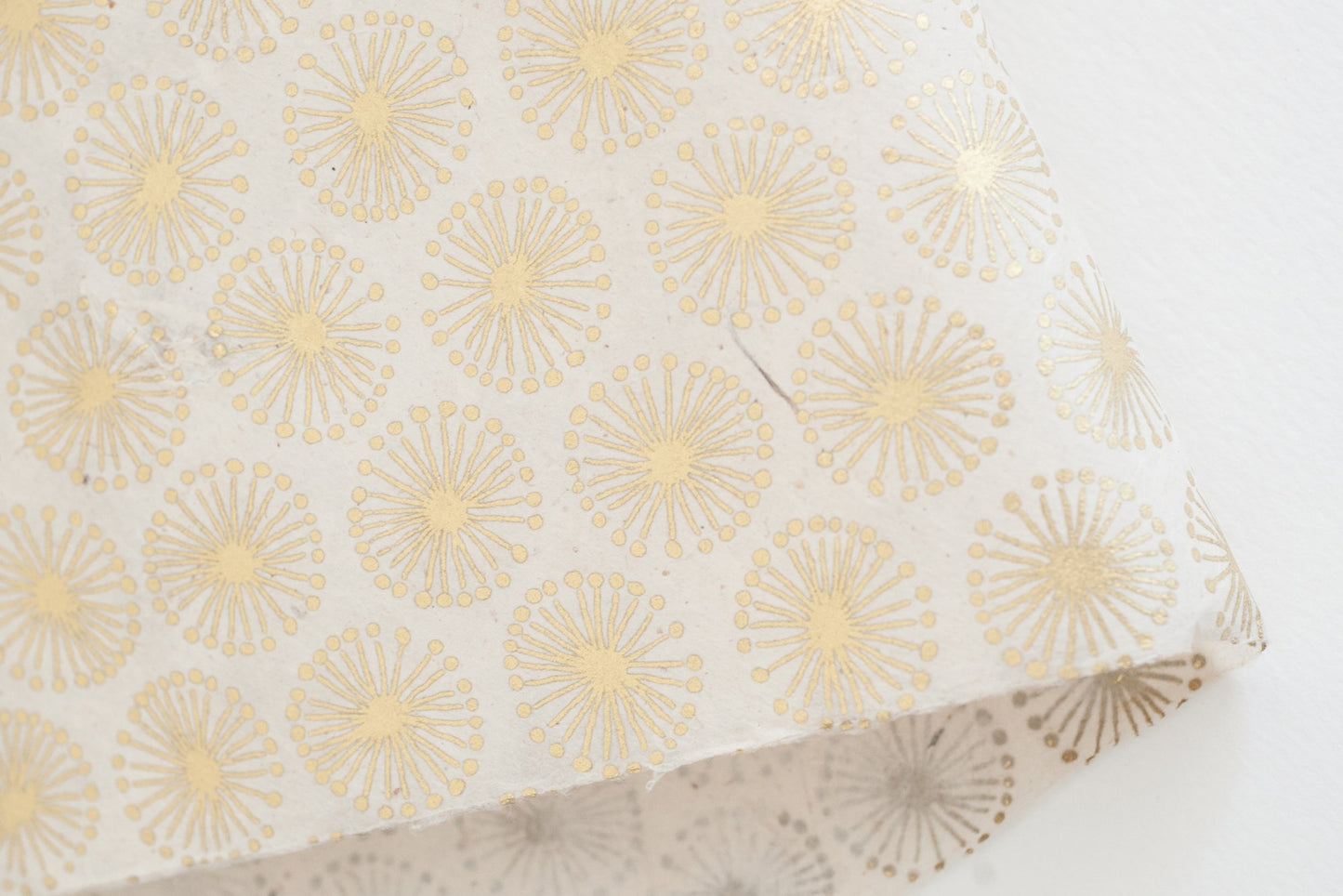 Lokta Gift Wrap - Dandelion Gold/Natural | Flywheel | Stationery | Tasmania