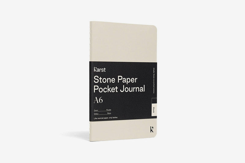 Karst Stone Paper Pocket Journal - Stone | Flywheel | Stationery | Tasmania