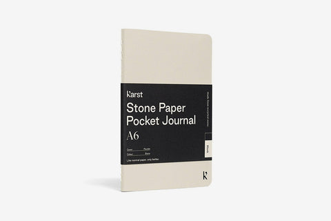 Karst Stone Paper Pocket Journal - Stone
