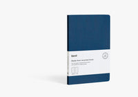 Karst Stone Paper Softcover Notebook - Navy