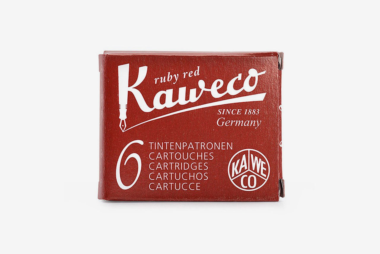 Kaweco Ink Cartridges - Ruby Red | Flywheel | Stationery | Tasmania