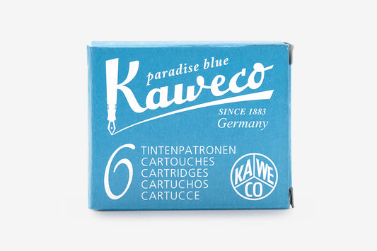 Kaweco Ink Cartridges - Paradise Blue | Flywheel | Stationery | Tasmania