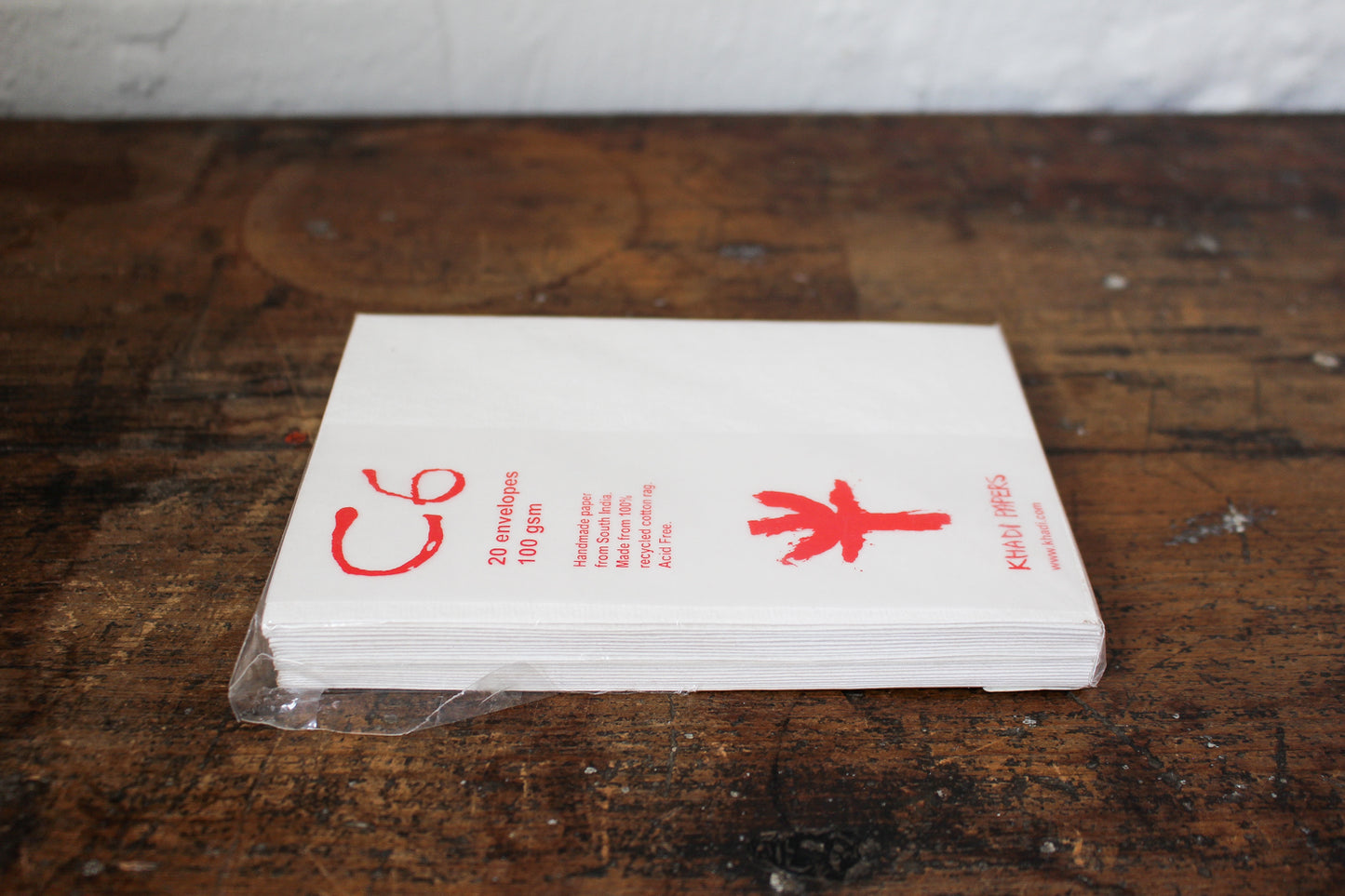 Khadi Handmade Paper 100gsm C6 Envelopes | Flywheel | Stationery | Tasmania