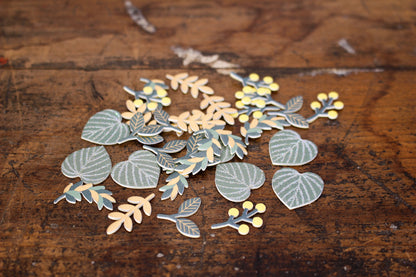 Midori Decoration Stickers - Leaf | Flywheel | Stationery | Tasmania