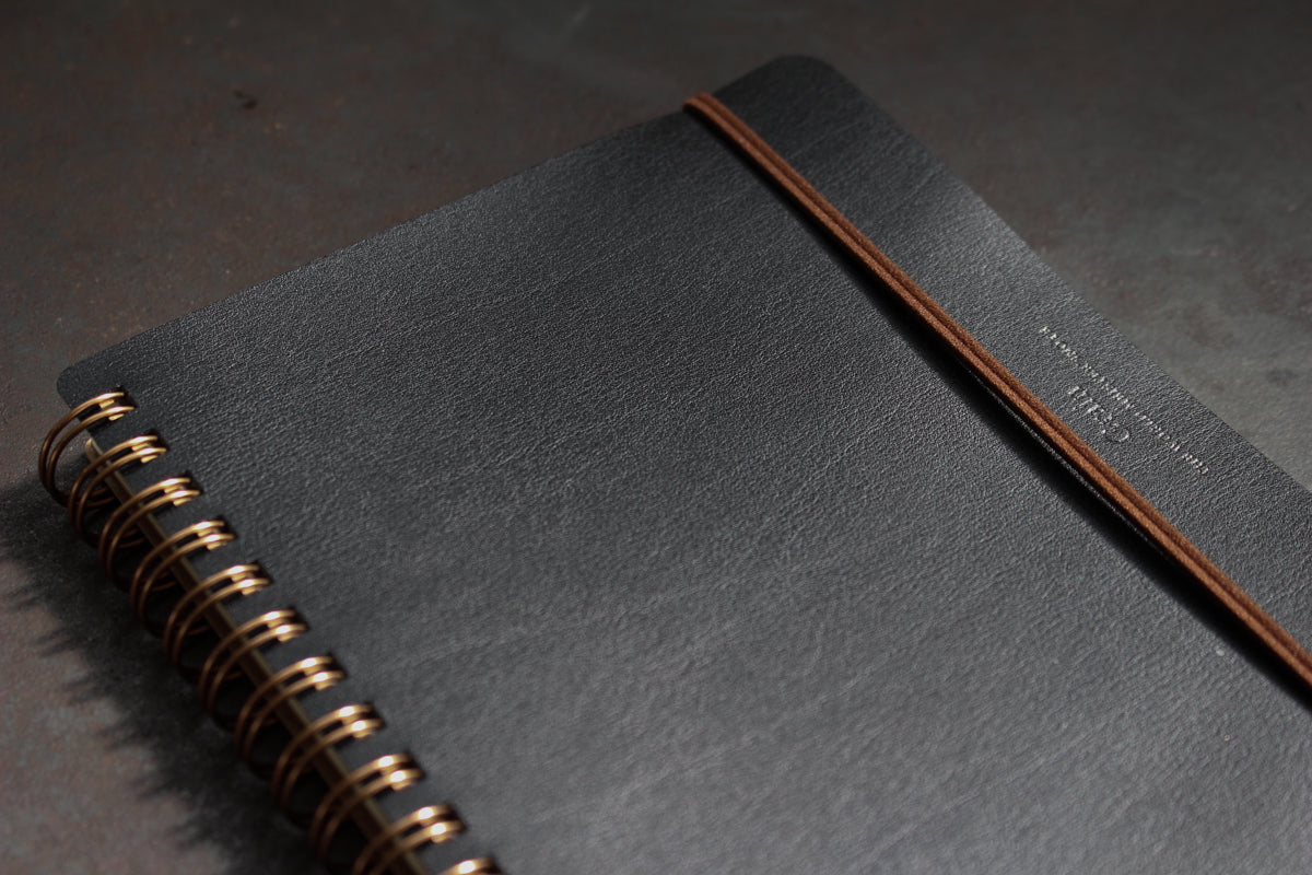 Midori Grain Notebook - B6 Black | Flywheel | Stationery | Tasmania