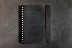 Midori Grain Notebook - B6 Black