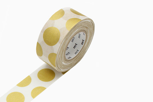 MT Masking Tape - Dot Gold | Flywheel | Stationery | Tasmania