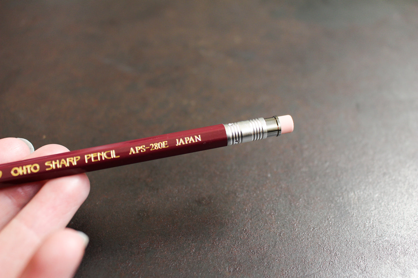 OHTO Sharp Pencil 0.5mm - Wine Red | Flywheel | Stationery | Tasmania