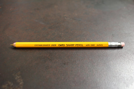 OHTO Sharp Pencil 0.5mm - Yellow | Flywheel | Stationery | Tasmania