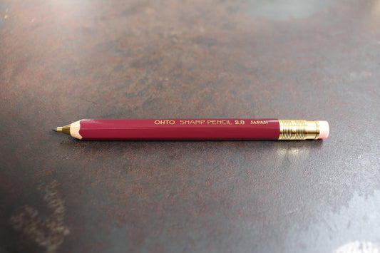 OHTO Sharp Pencil 2.0mm - Wine Red | Flywheel | Stationery | Tasmania