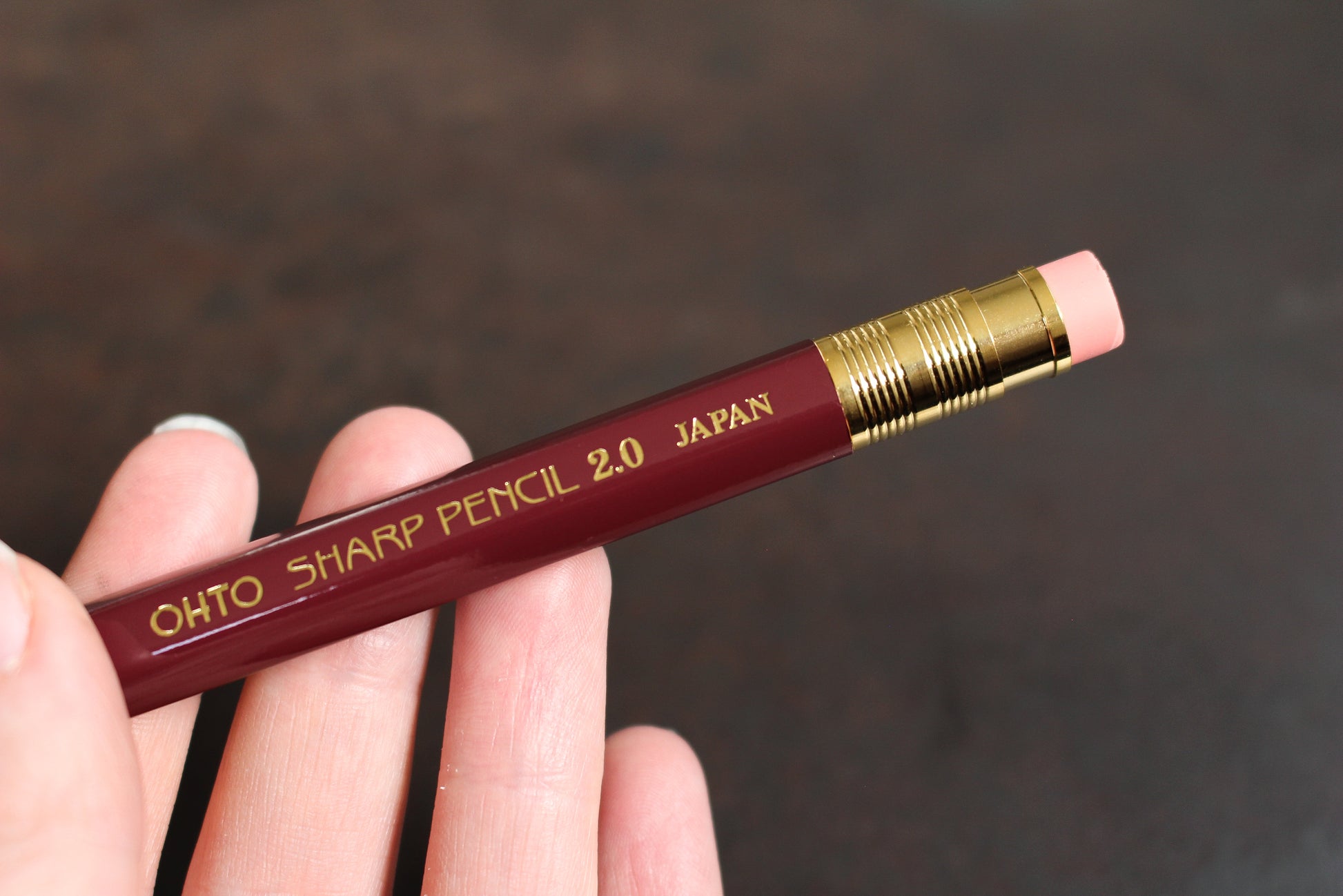 OHTO Sharp Pencil 2.0mm - Wine Red | Flywheel | Stationery | Tasmania