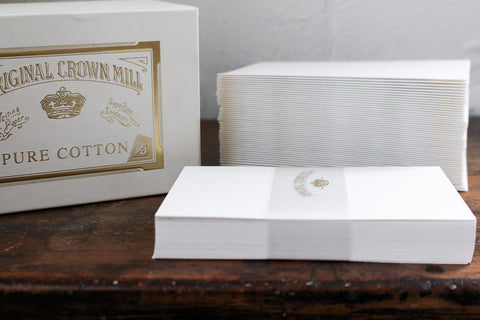 Crown Mill Small Writing Set - Pure Cotton
