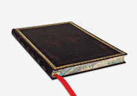 Paperblanks Midi Softcover Journal - Black Moroccan