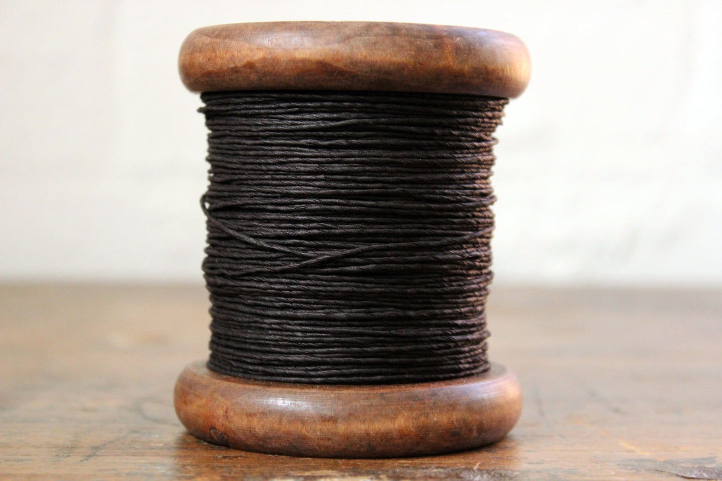 Paperphine Paper Twine on Wooden Spool - Black | Flywheel | Stationery | Tasmania