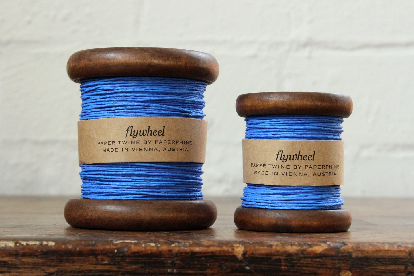 Paperphine Paper Twine on Wooden Spool - Blue | Flywheel | Stationery | Tasmania
