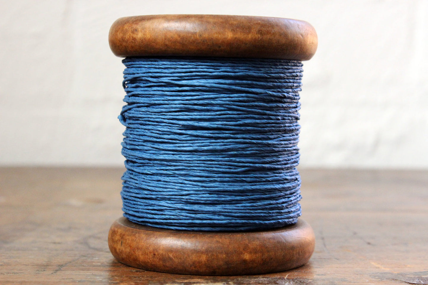 Paperphine Paper Twine on Wooden Spool - Jeans Blue | Flywheel | Stationery | Tasmania