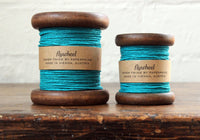 Paperphine Paper Twine on Wooden Spool - Turquoise