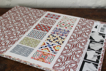 Pepin Press Gift & Creative Papers Book - Barcelona Tiles | Flywheel | Stationery | Tasmania