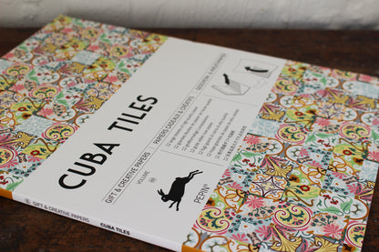 Pepin Press Gift & Creative Papers Book - Cuba Tiles | Flywheel | Stationery | Tasmania