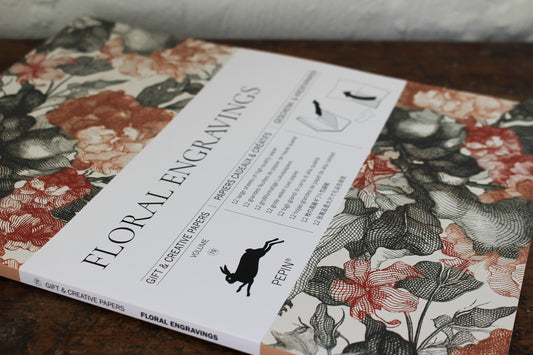 Pepin Press Gift & Creative Papers Book - Floral Engravings | Flywheel | Stationery | Tasmania
