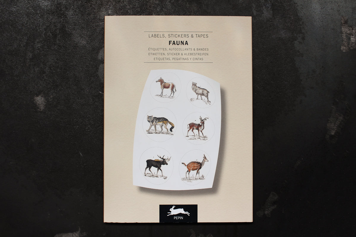 Pepin Press Label & Sticker Book - Fauna | Flywheel | Stationery | Tasmania