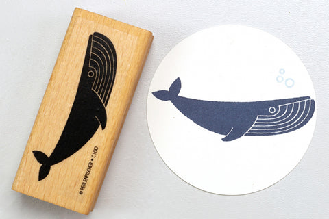 Perlenfischer Rubber Stamp - Blue Whale