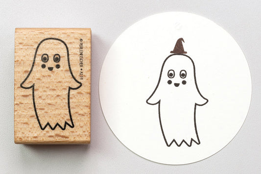 Perlenfischer Rubber Stamp - Friendly Ghost | Flywheel | Stationery | Tasmania