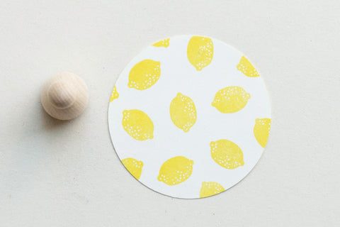 Perlenfischer Rubber Stamp - Lemon