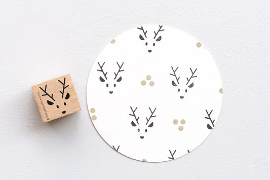 Perlenfischer Rubber Stamp - Rudolph | Flywheel | Stationery | Tasmania