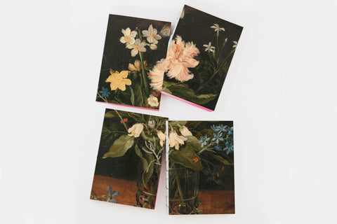 Slow Design Gallery Notebooks - Flower with Glass
