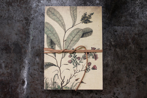 Slow Design Canvas Notebook - Botanical