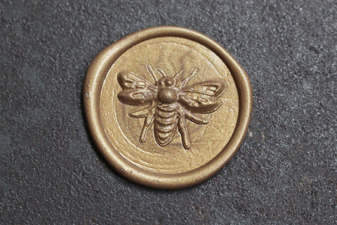 Raleigh Paper Brass Wax Stamp - Honey Bee