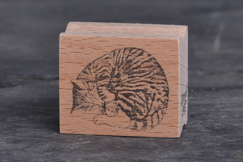 Stempel Jazz Rubber Stamp - Cat Sleeping | Flywheel | Stationery | Tasmania