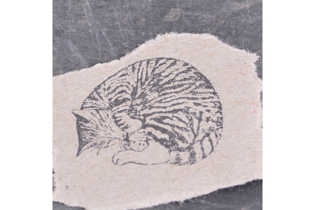 Stempel Jazz Rubber Stamp - Cat Sleeping | Flywheel | Stationery | Tasmania