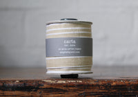 Studio Carta Drittofilo Cotton Ribbon - Tan/White