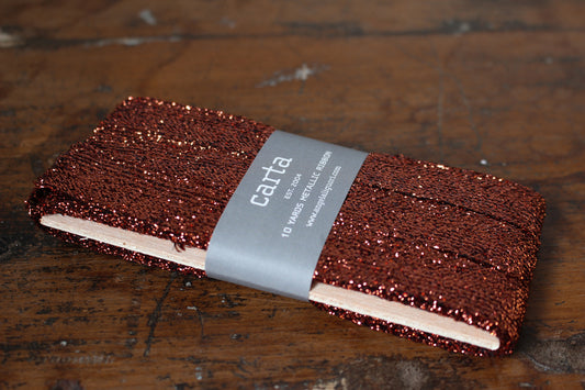 Studio Carta Metallic Braided Ribbon Paddle - Copper | Flywheel | Stationery | Tasmania