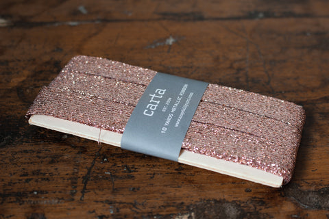 Studio Carta Metallic Braided Ribbon Paddle - Rose Gold