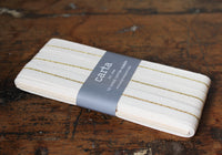Studio Carta Metallic Line Ribbon Paddle - Natural/Gold