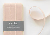 Studio Carta Tight Weave Cotton Ribbon Paddle - Blush