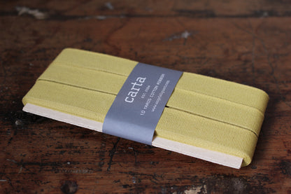 Studio Carta Tight Weave Cotton Ribbon Paddle - Chartreuse | Flywheel | Stationery | Tasmania