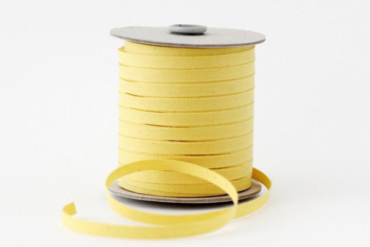 Studio Carta Tight Weave Cotton Ribbon Large Spool - Lemon | Flywheel | Stationery | Tasmania