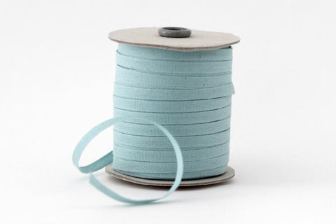 Studio Carta Tight Weave Cotton Ribbon Large Spool - Pool Blue
